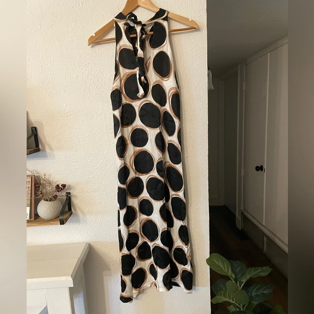 B.yu Black and White Polka Dot Dress - Picture 4 of 6
